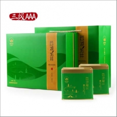 【顶峰茶业】2015新茶预售 绿茶雨前西湖龙井茶三级新款包装 250g