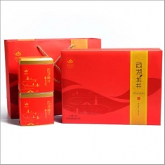 【顶峰】2015新茶预售绿茶 雨前西湖龙井一级礼盒（新款） 250g