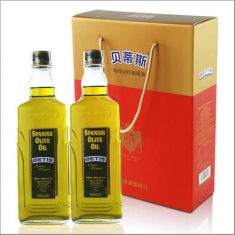 西班牙进口【贝蒂斯】特级初榨橄榄油750ml*2礼盒
